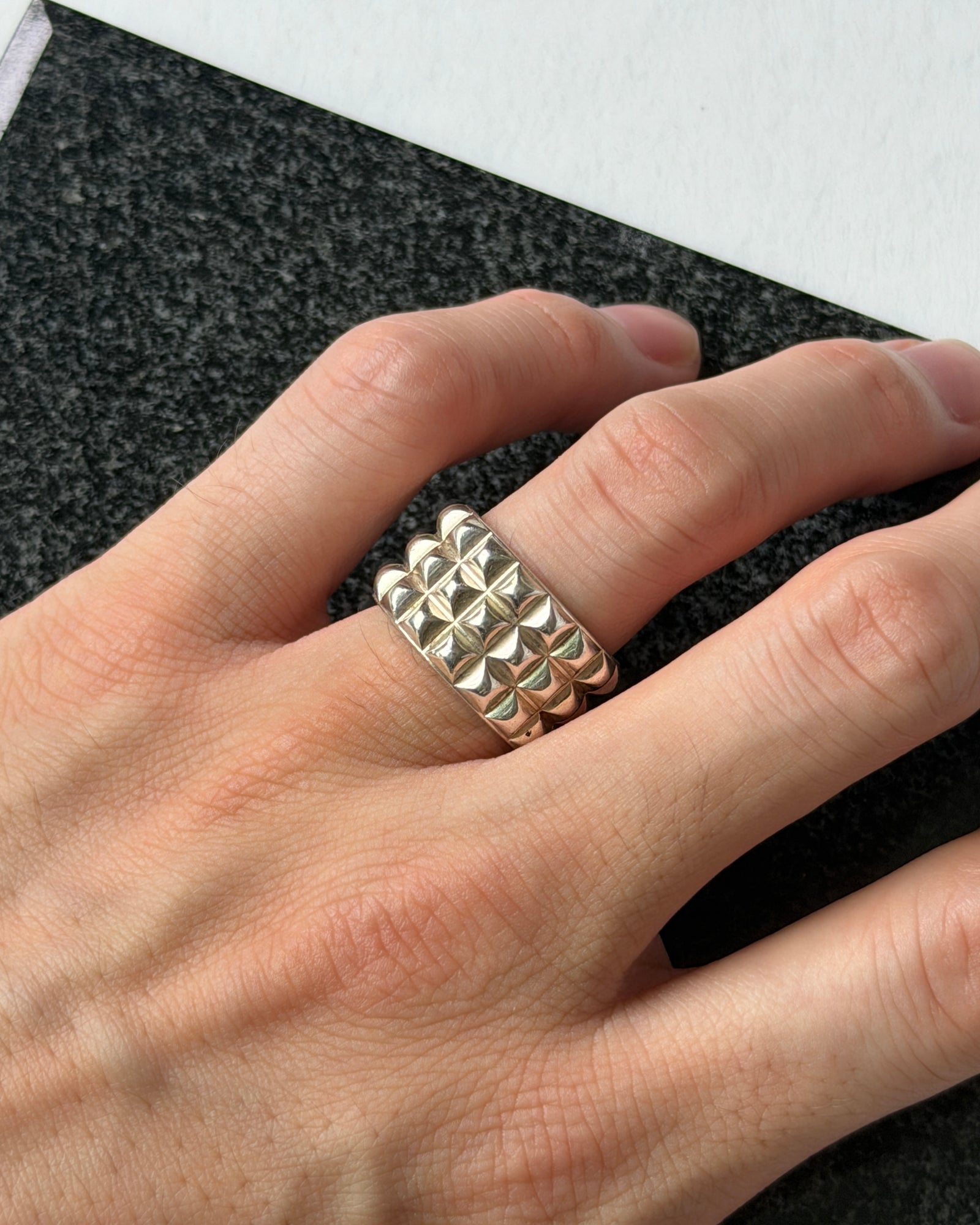 Hermes Espionne silver ring エルメス エスピオンヌ シルバー リング