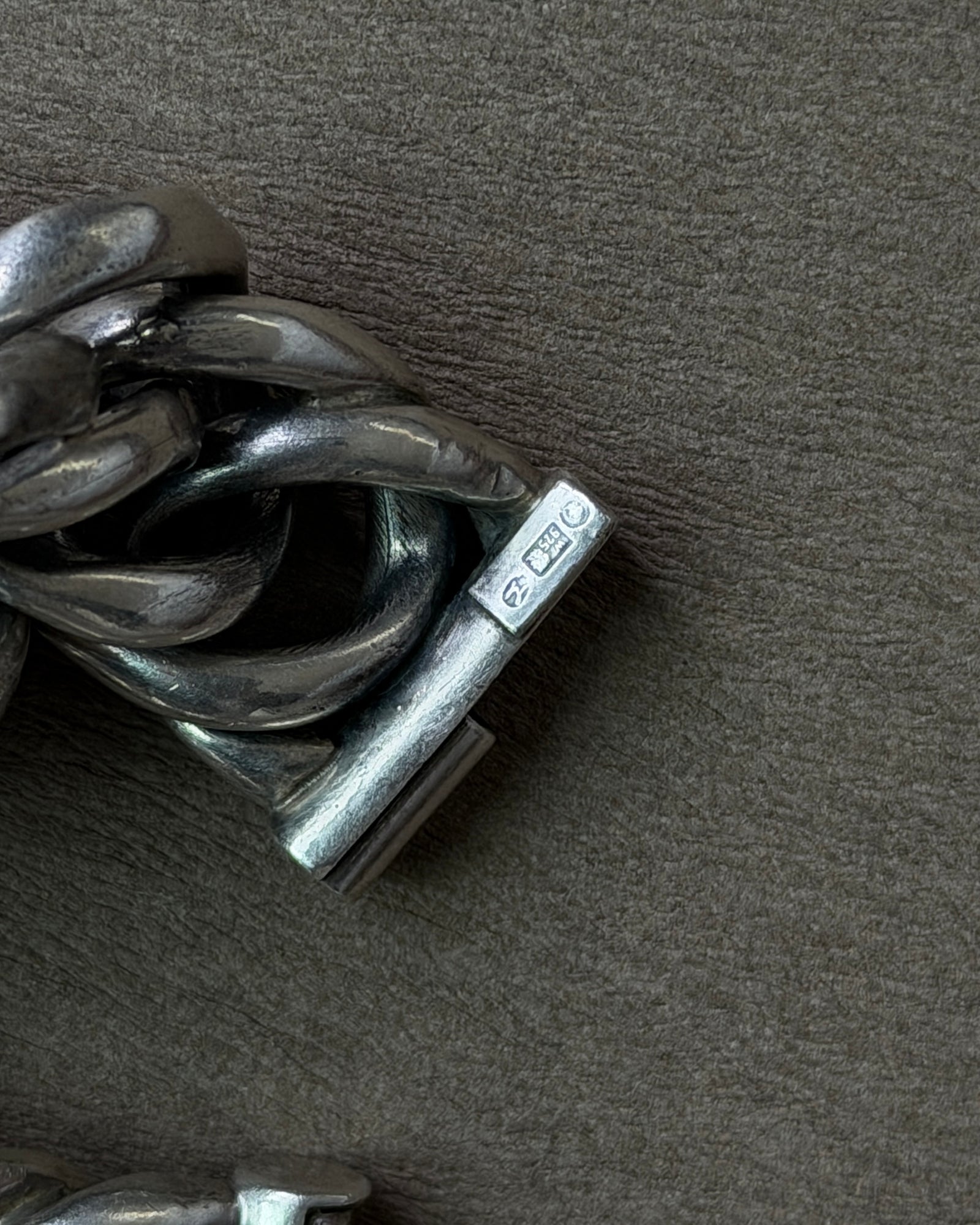 Polish silver mesh bracelet circa 1980s ポーランド シルバー メッシュ ブレスレット