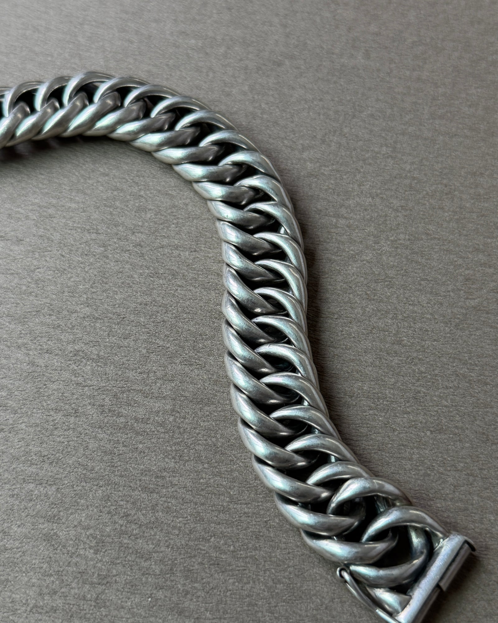 Polish silver mesh bracelet circa 1980s ポーランド シルバー メッシュ ブレスレット