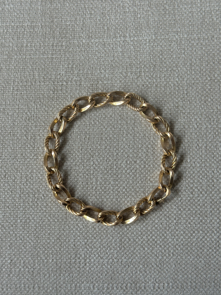 Boucheron vintage K18 gold twist bracelet ブシュロン ヴィンテージ ツイスト ゴールド ブレスレット