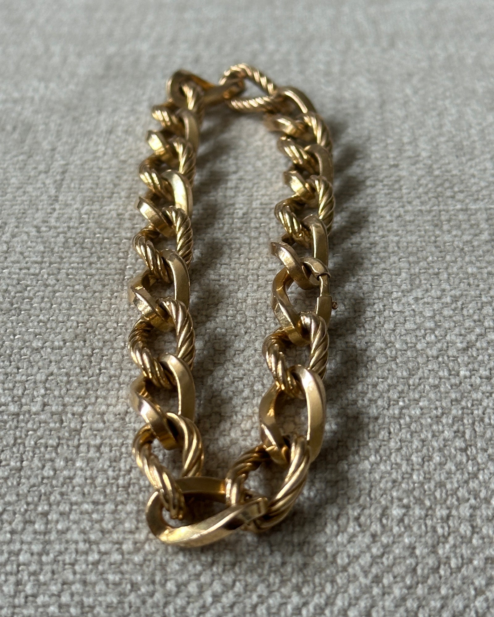 Boucheron vintage K18 gold twist bracelet ブシュロン ヴィンテージ ツイスト ゴールド ブレスレット
