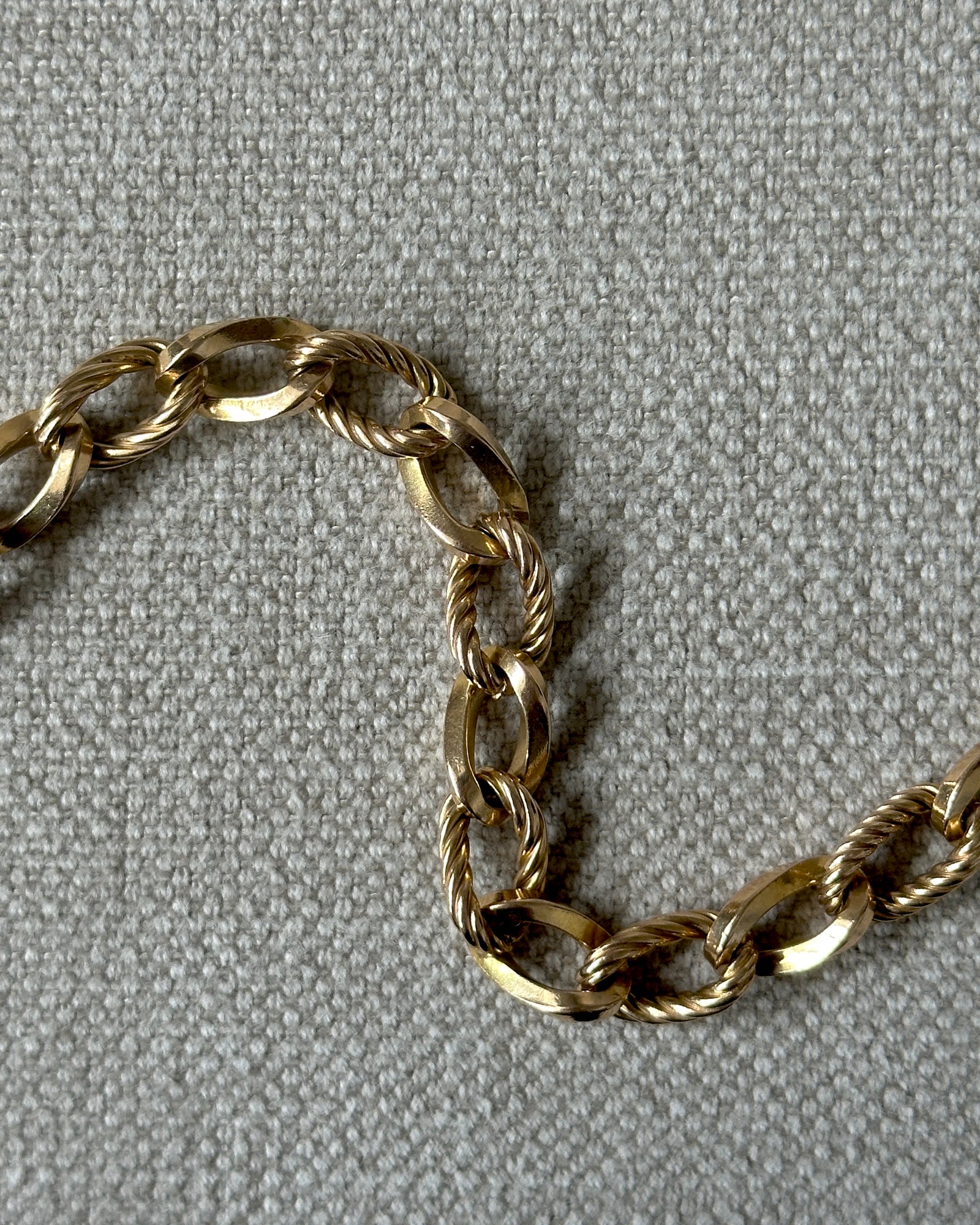 Boucheron vintage K18 gold twist bracelet ブシュロン ヴィンテージ ツイスト ゴールド ブレスレット