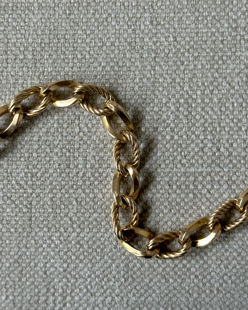 Boucheron vintage K18 gold twist bracelet ブシュロン ヴィンテージ ツイスト ゴールド ブレスレット