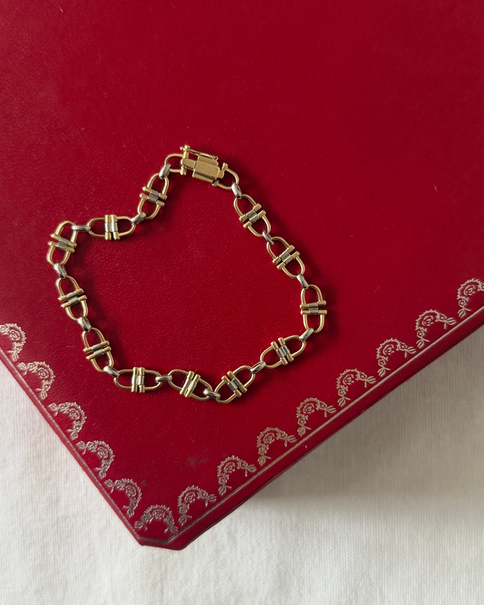 Cartier Santos K18 vintage gold bracelet カルティエ サントス ゴールド ブレスレット