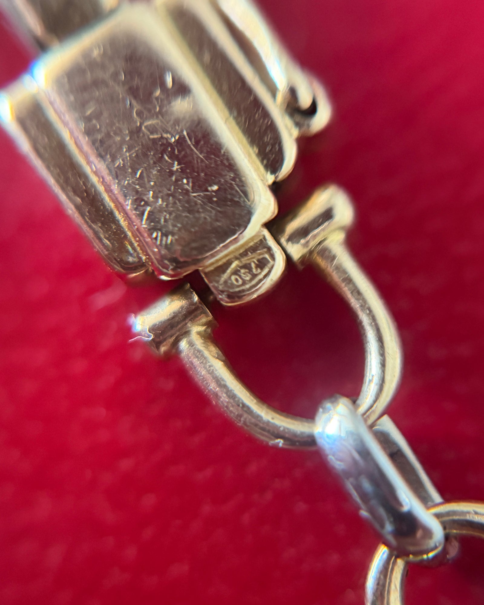 Cartier Santos K18 vintage gold bracelet カルティエ サントス ゴールド ブレスレット
