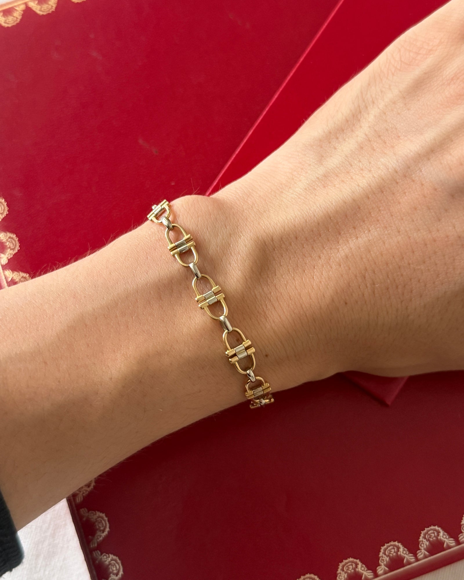 Cartier Santos K18 vintage gold bracelet カルティエ サントス ゴールド ブレスレット