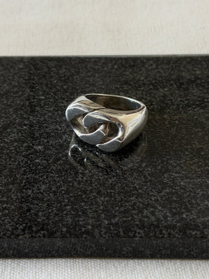 Hermes LINK silver ring エルメス リンク シルバー リング