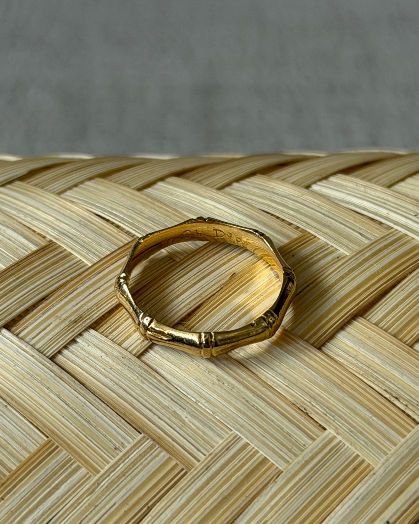 Christian Dior K18 gold banboo ring クリスチャンディオール バンブー K18 リング