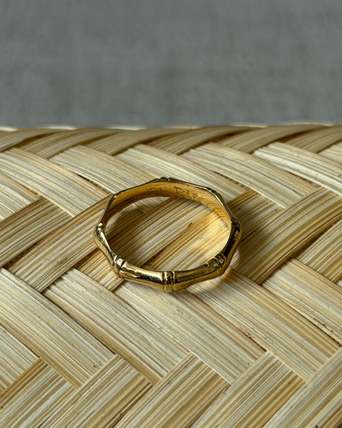 Christian Dior K18 gold banboo ring クリスチャンディオール バンブー K18 リング