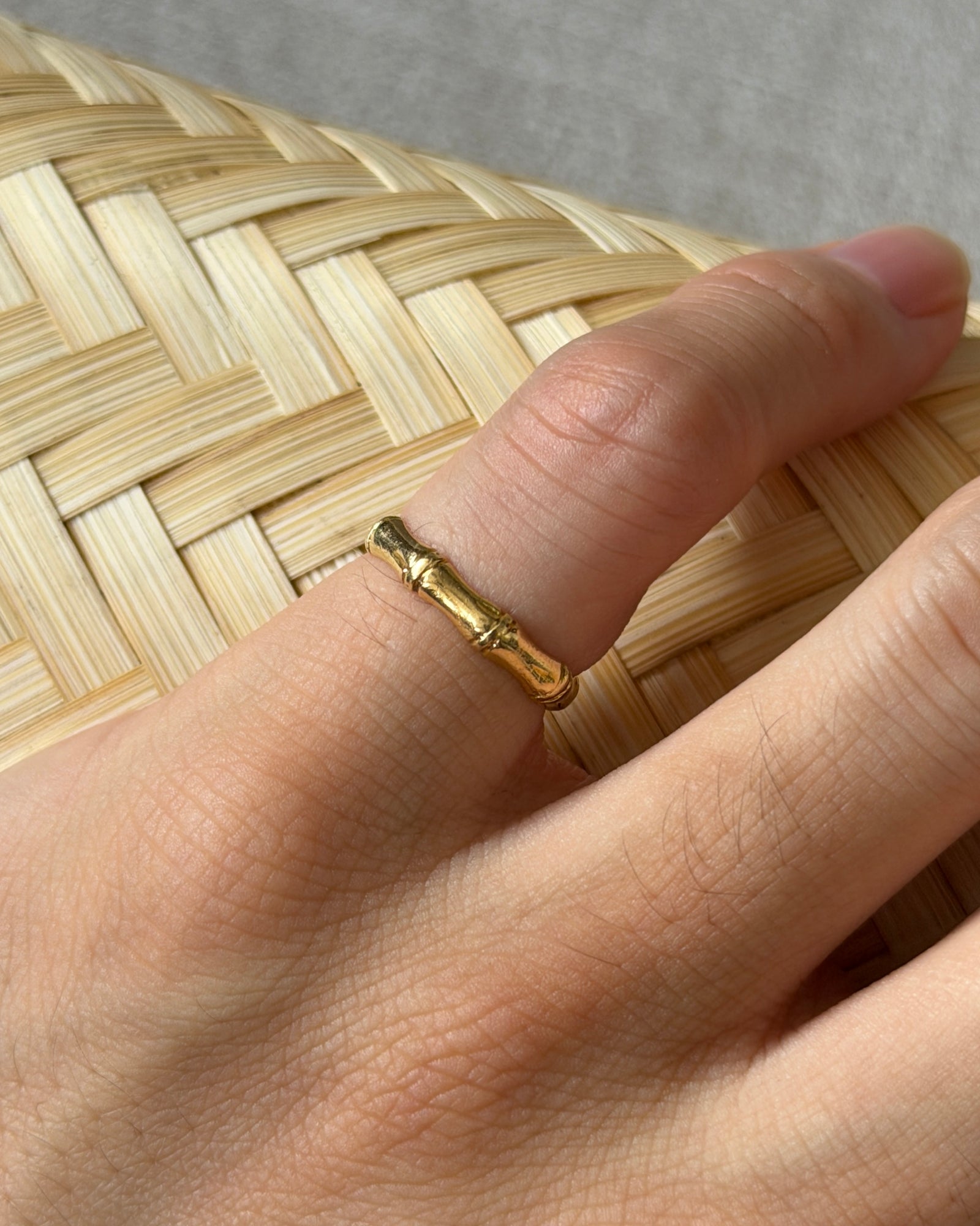 Christian Dior K18 gold banboo ring クリスチャンディオール バンブー K18 リング