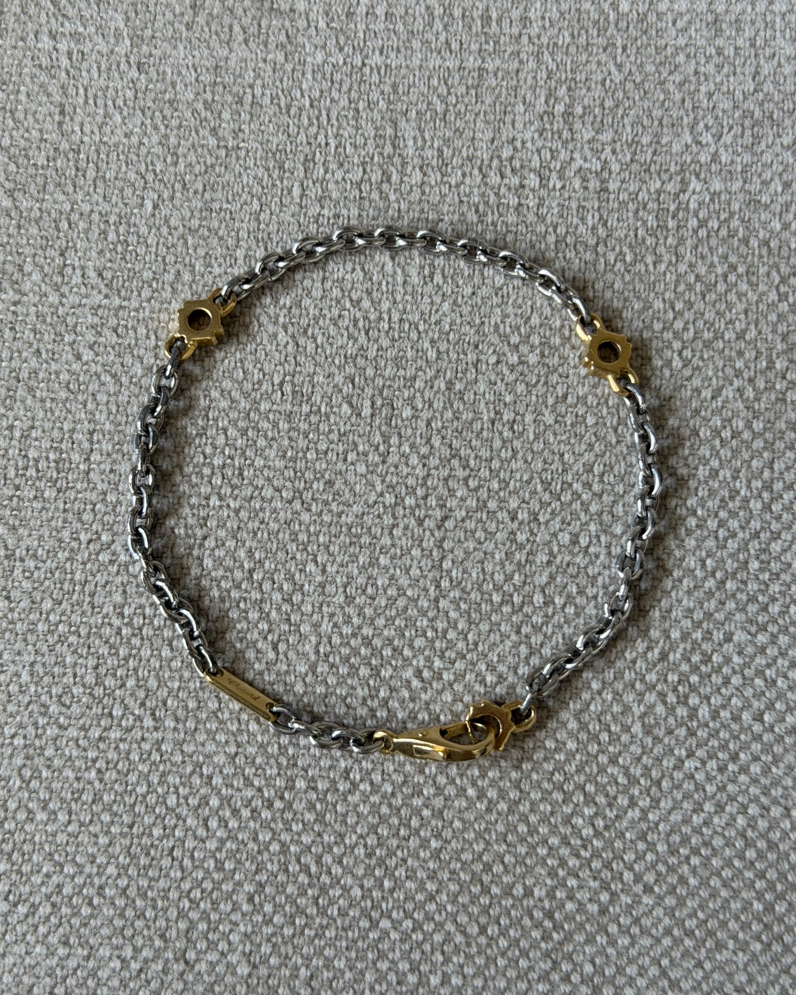 Hermes Vintage Rope Silver Necklace