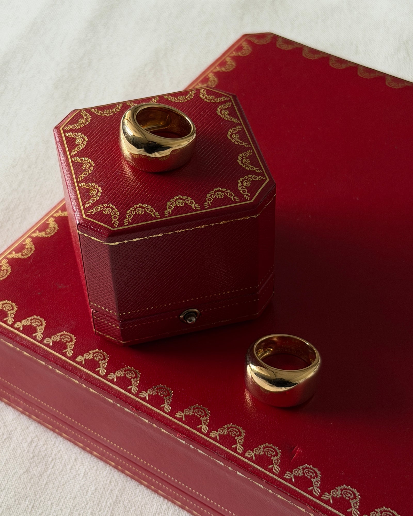 Cartier nouvelle vague yellow gold ring カルティエ ヌーベルバーグ K18YG リング