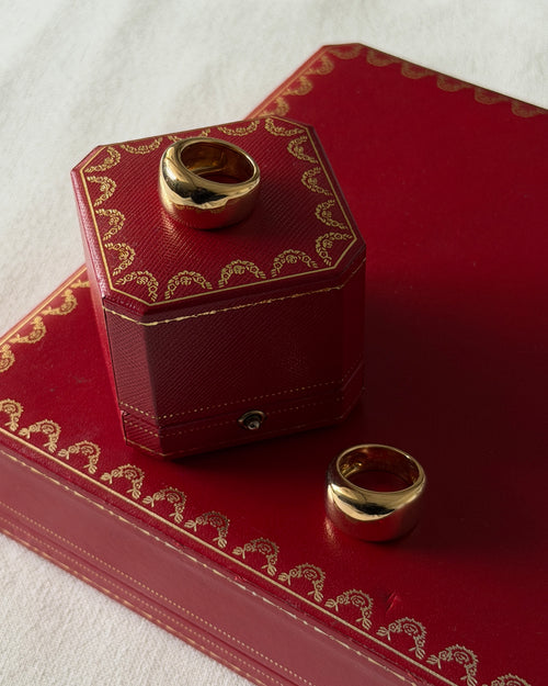 Cartier nouvelle vague yellow gold ring カルティエ ヌーベルバーグ K18YG リング