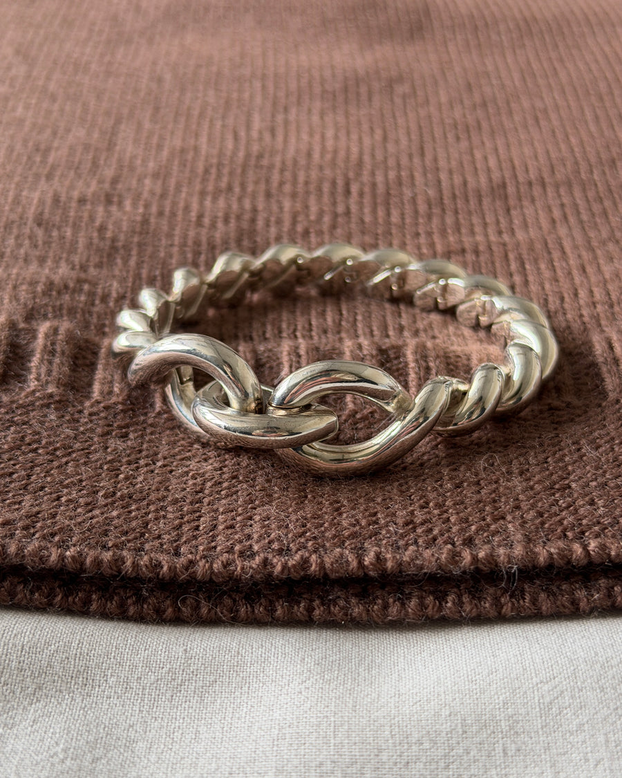 Hermes Torsade GM silver bracelet エルメス トルサード シルバー ブレスレット