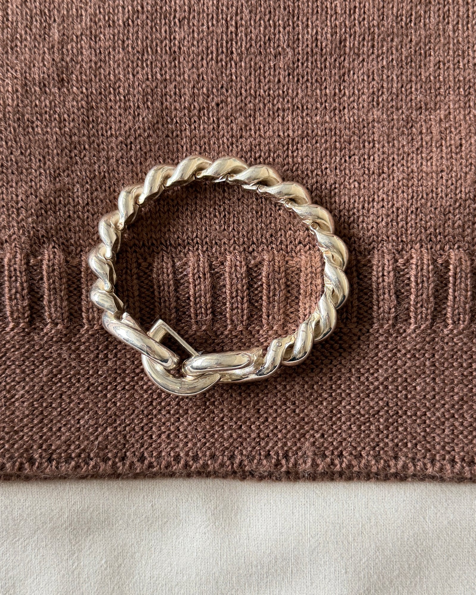 Hermes Torsade GM silver bracelet エルメス トルサード シルバー ブレスレット
