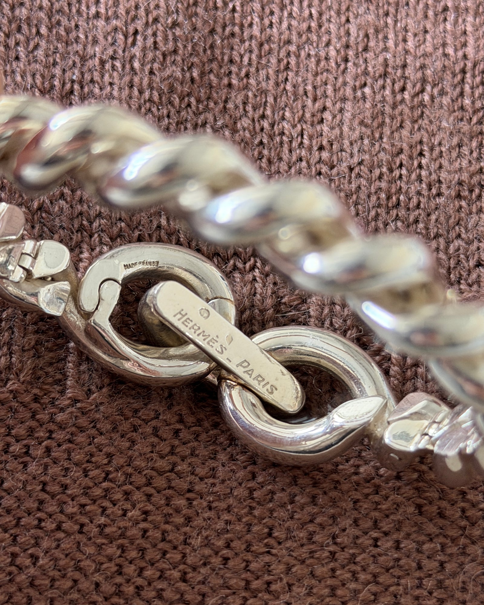 Hermes Torsade GM silver bracelet エルメス トルサード シルバー ブレスレット