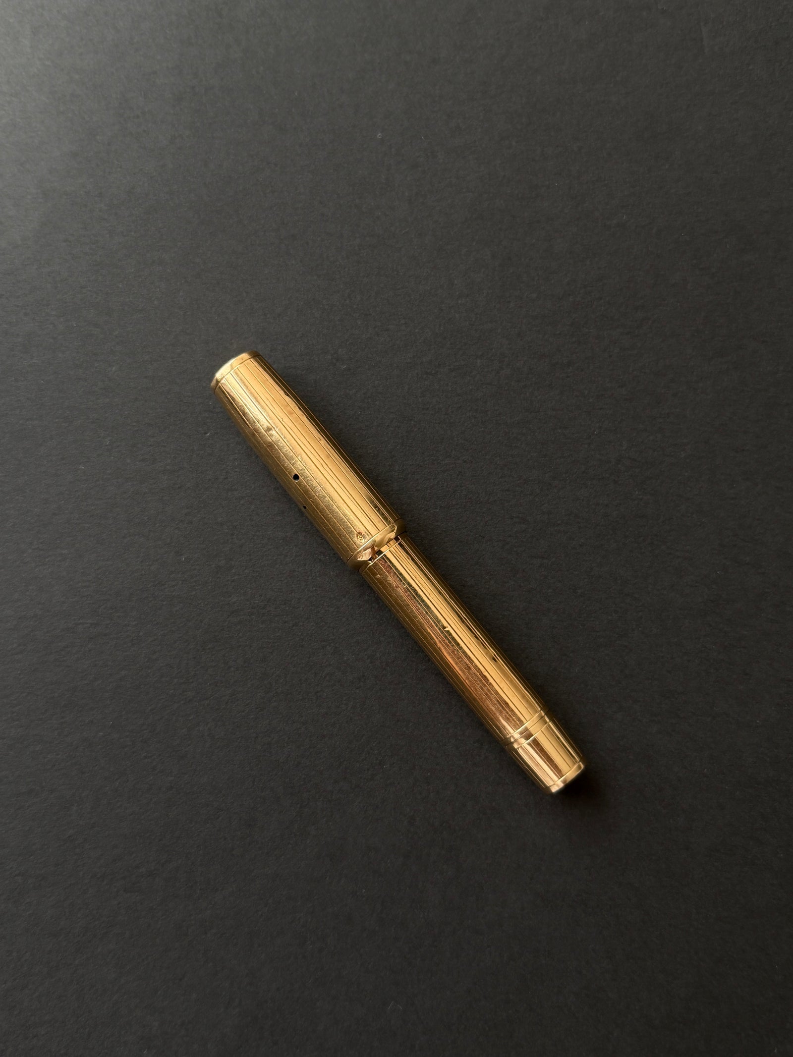 Hermes K18 gold fountain pen small