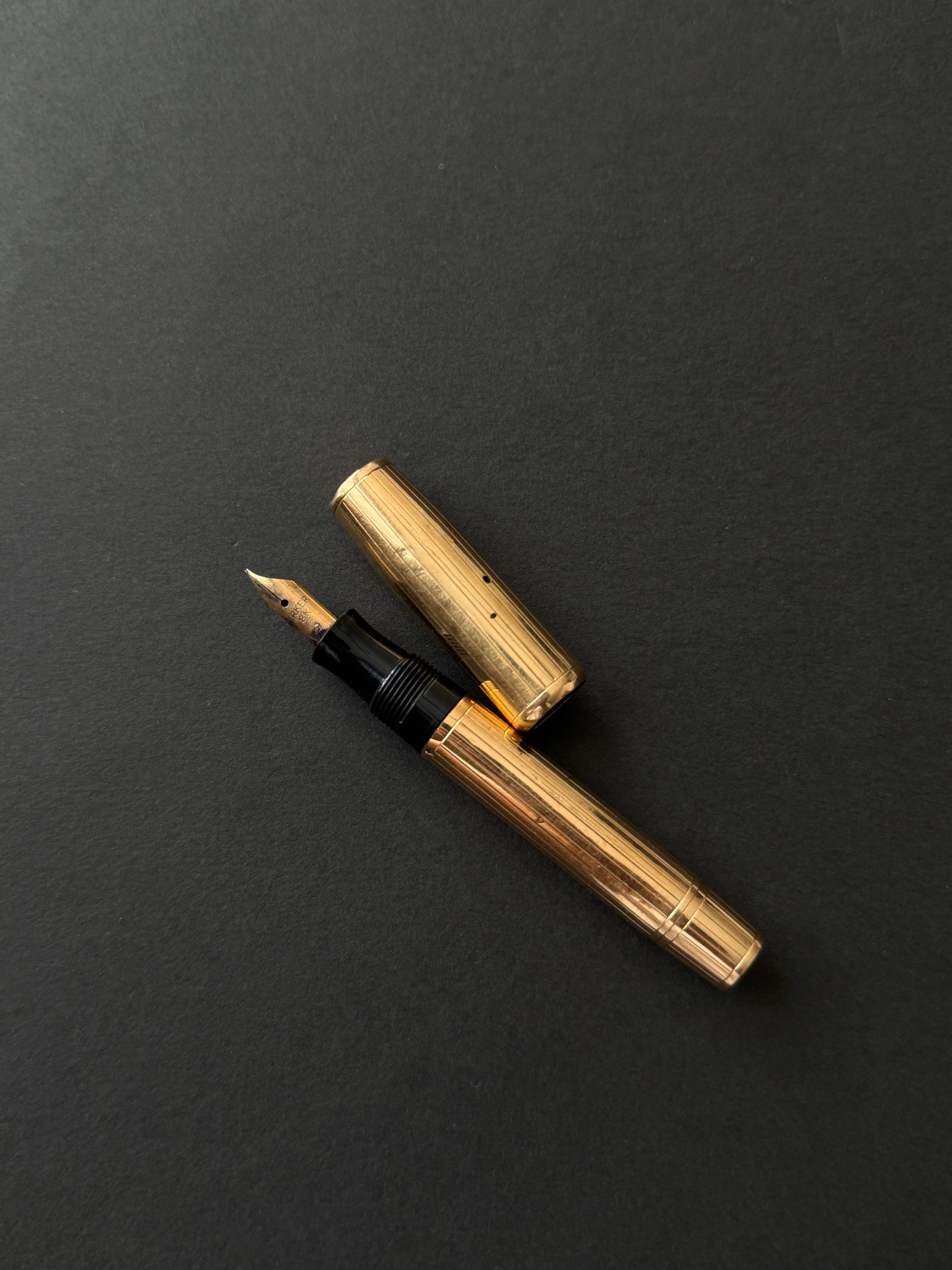 Hermes K18 gold fountain pen small