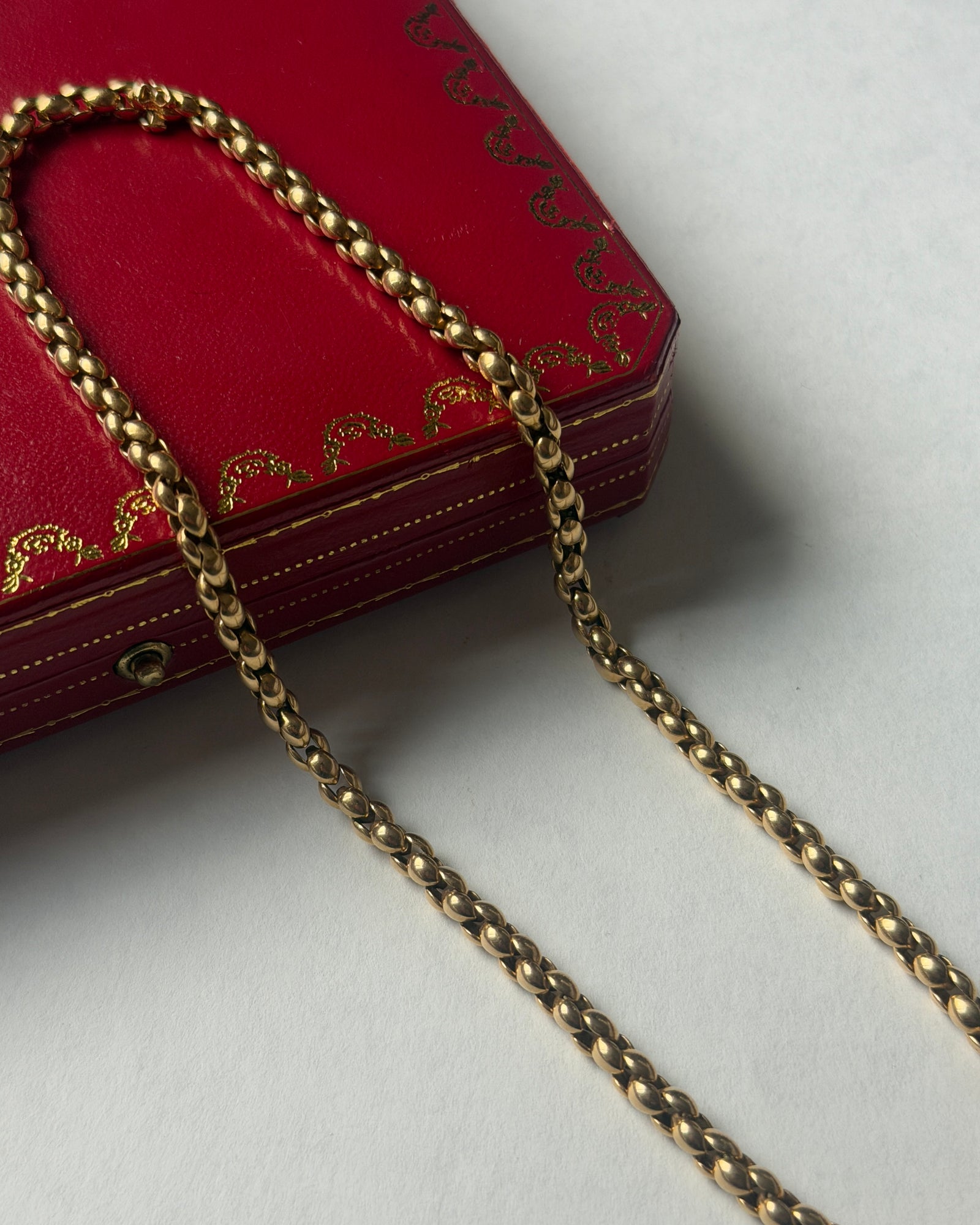 Cartier Epi 18K gold necklace カルティエ エピ ゴールド ネックレス