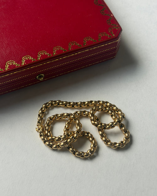 Cartier Epi 18K gold necklace カルティエ エピ ゴールド ネックレス