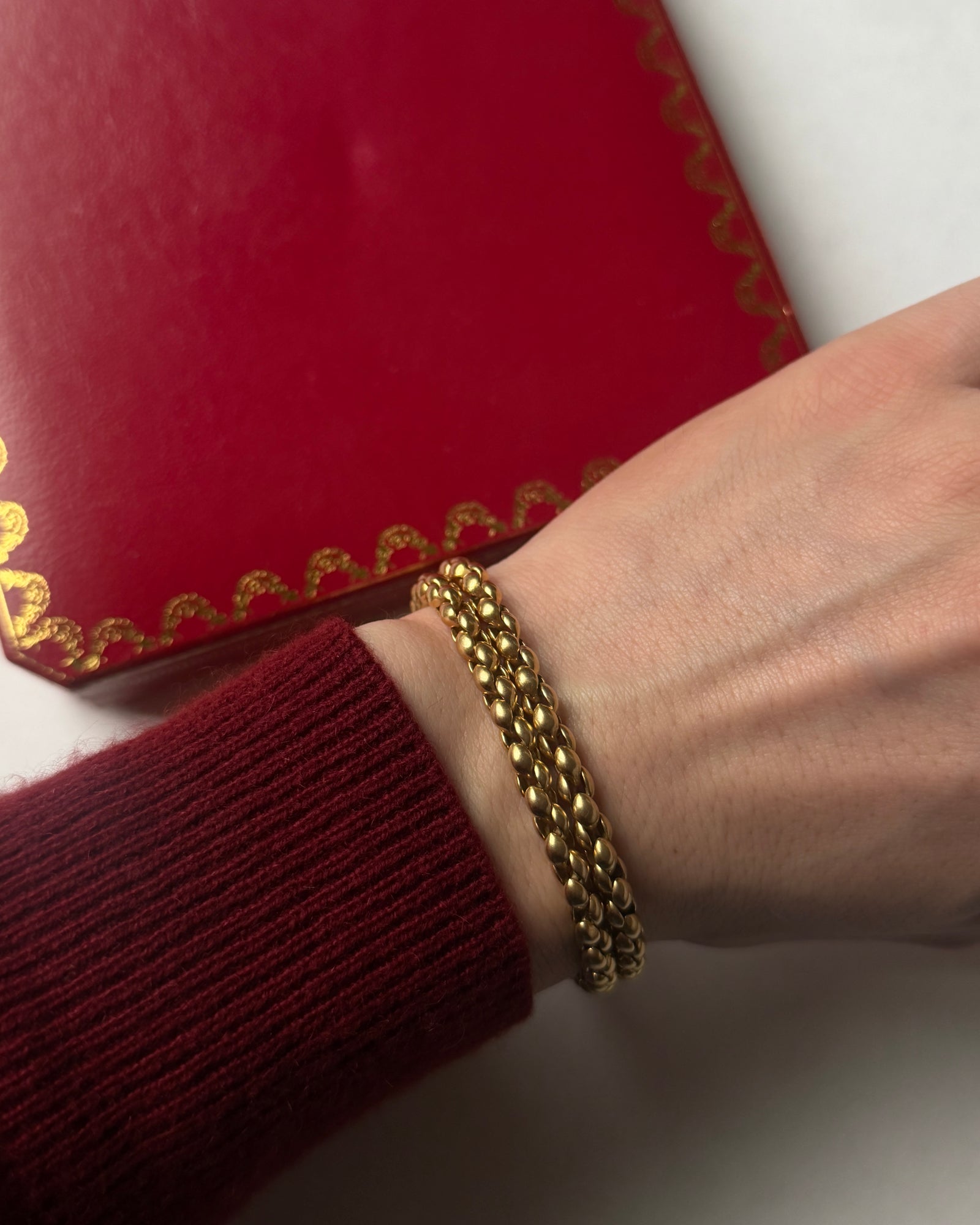Cartier Epi 18K gold necklace カルティエ エピ ゴールド ネックレス
