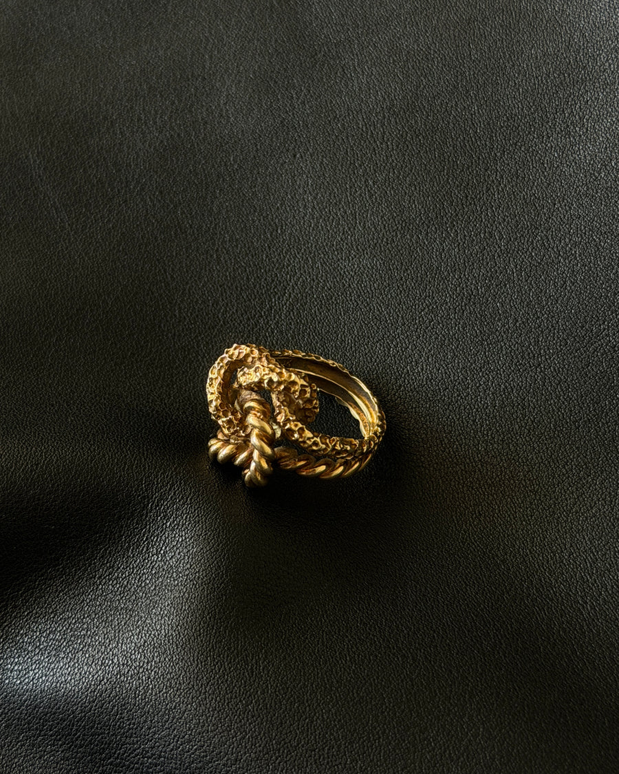 Tiffany & Co. vintage K18 gold knot ring ティファニー ヴィンテージ ゴールド ノット リング