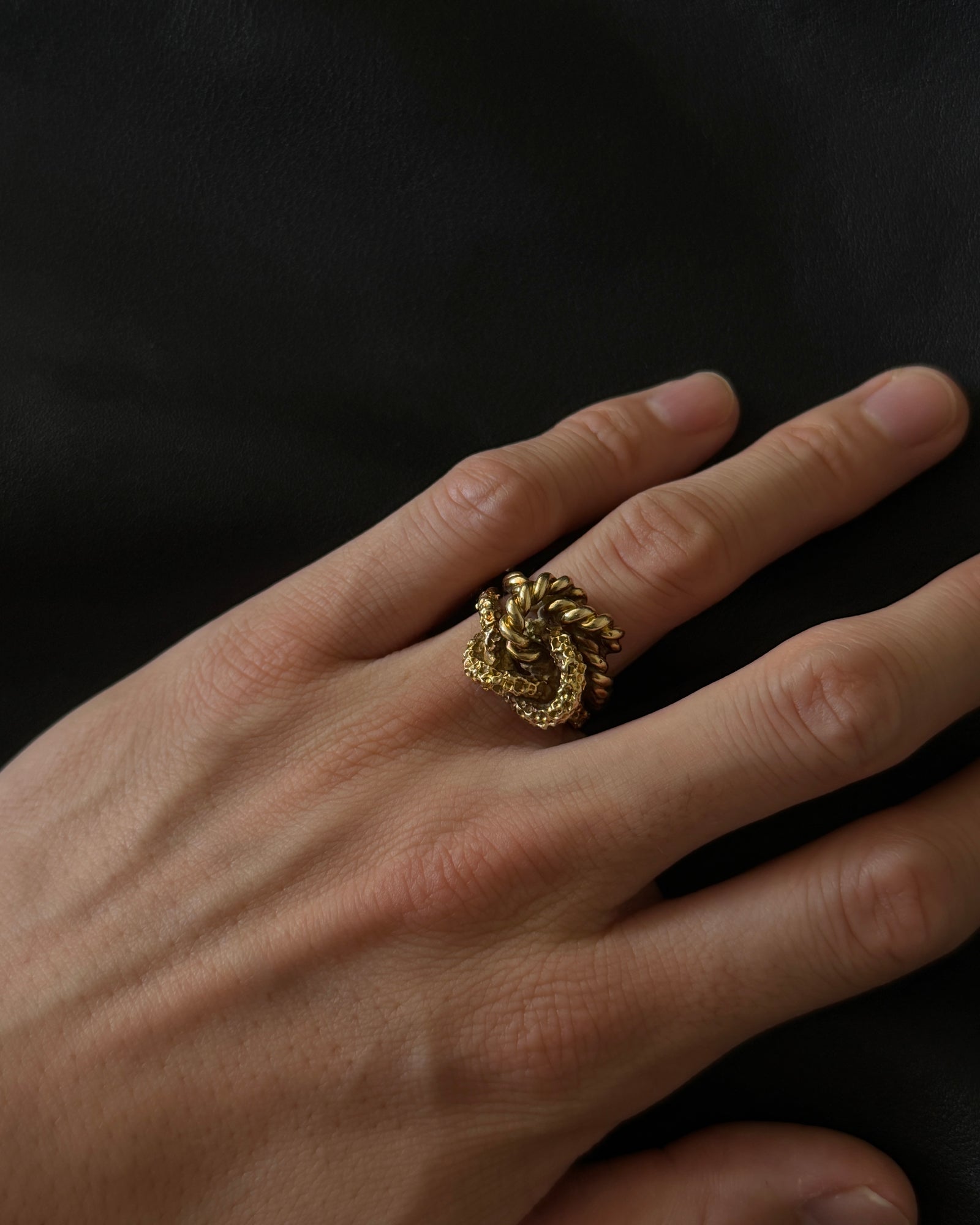 Tiffany & Co. vintage K18 gold knot ring ティファニー ヴィンテージ ゴールド ノット リング
