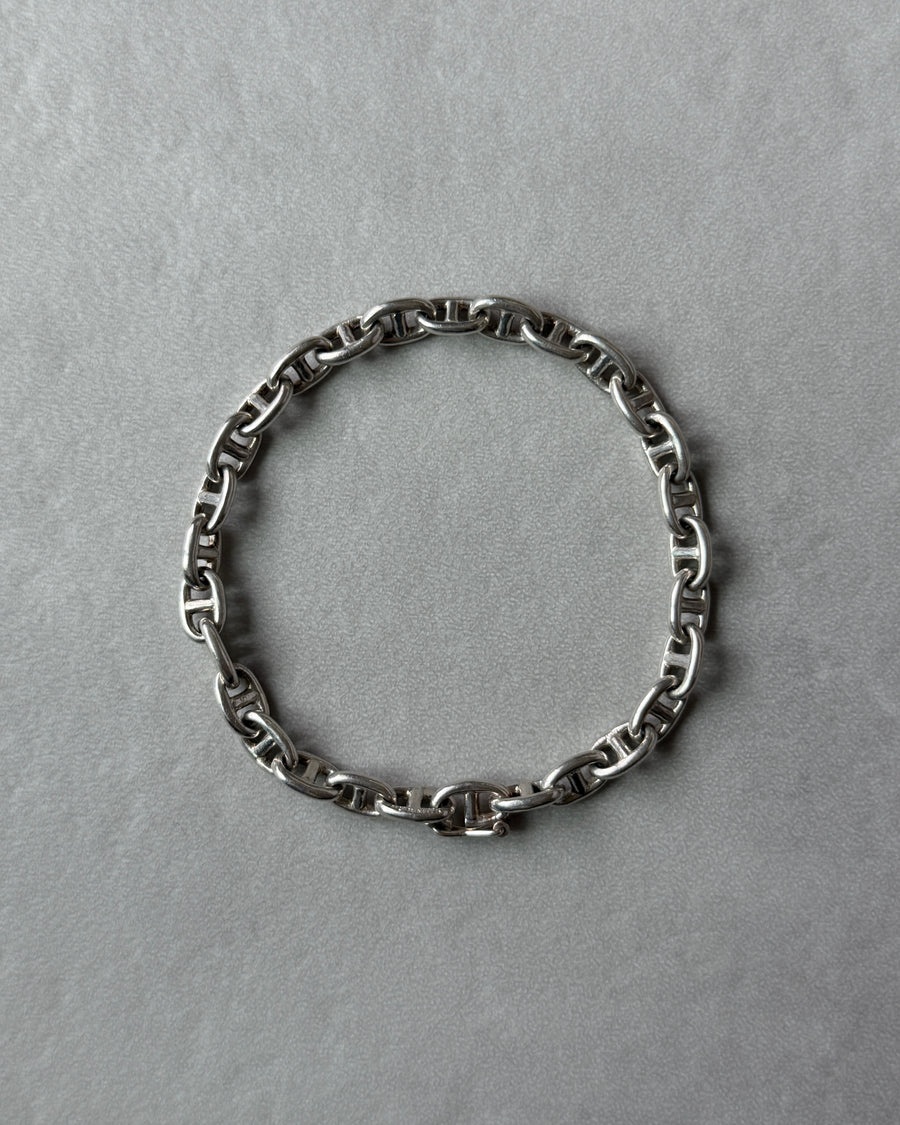 Hermes Vintage Rope Silver Necklace