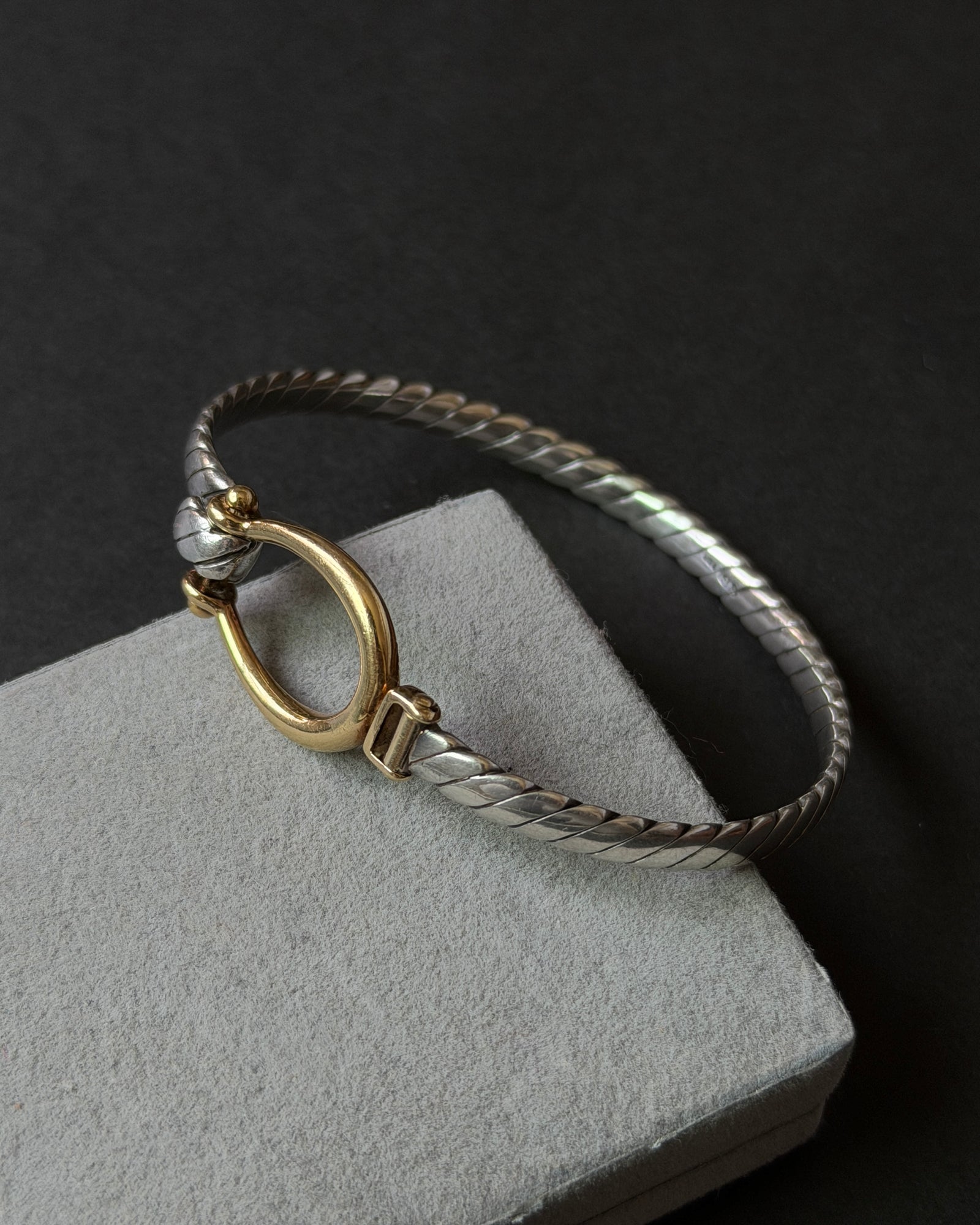 Tiffany & Co. K18 gold ×silver bracelet ティファニー ヴィンテージ ゴールド シルバー ブレスレット